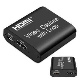 4K HDMI Capture Card with Mic & Loop Out