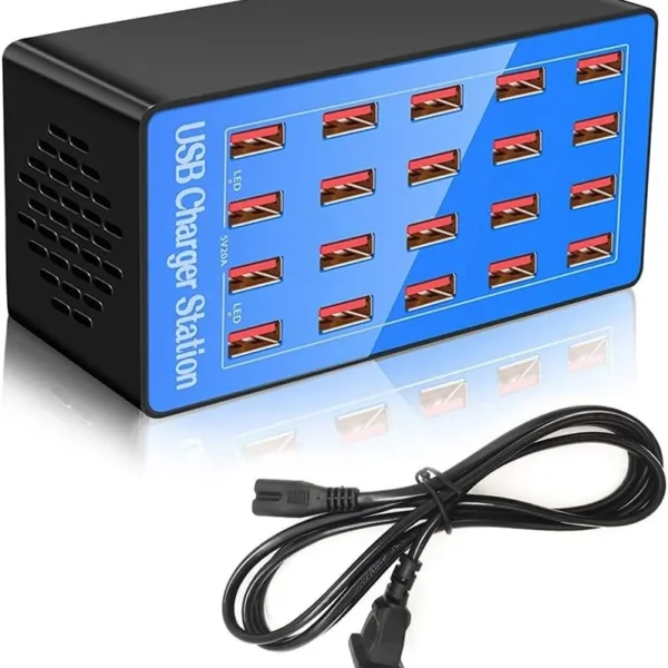 20 Port 100W Multiple Usb Charging Station For Multi Devices
