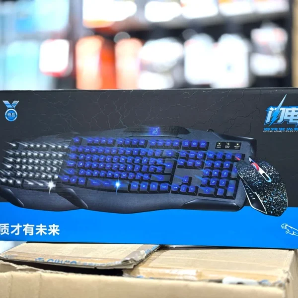 G12 GLOW WIRED GAMING KEYBOARD MOUSE SET