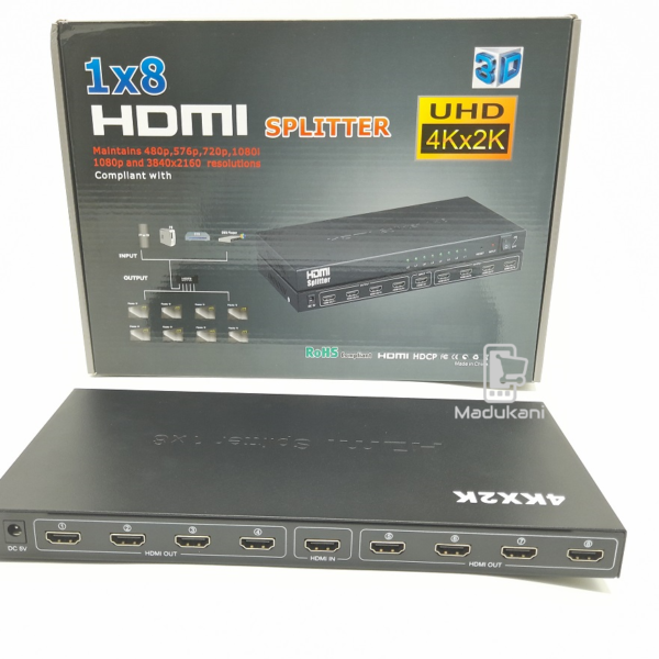 HDMI Splitter 8 Port – 2K/4K