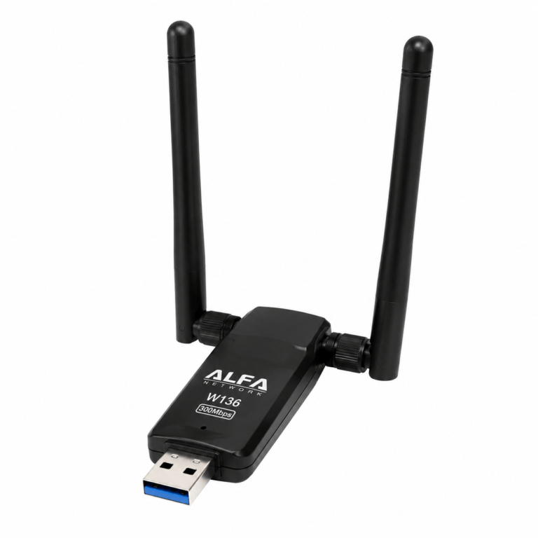 Alfa W136 WiFi USB Adapter Pakistan dual antenna 300Mbps wireless adapter