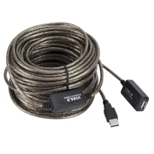 USB 2.0 Extension Cable 20m with Double IC – Stable Long-Distance Connectivity