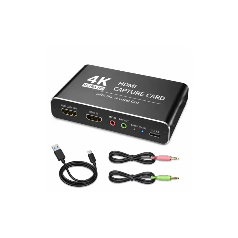 Buy 4K HDMI Capture Card Pakistan with Mic and Loop Out