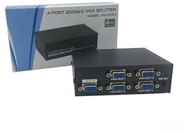 4-Port VGA Splitter 200 MHz