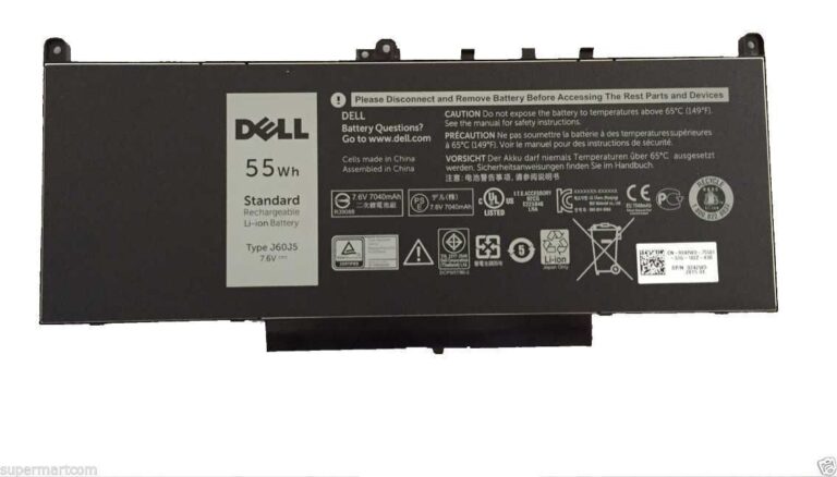 Dell Latitude 12 E7270 Laptop Battery