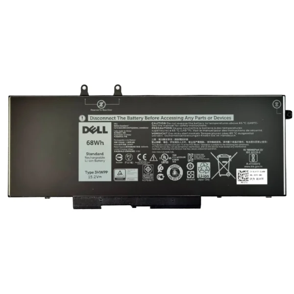 Dell Inspiron 7590 4GVMP 7791 2N1 Latitude 5400 5500 3540 3540U 3550 M3540 Precision 3540 3540U 3550 M3540 68Wh Laptop Battery