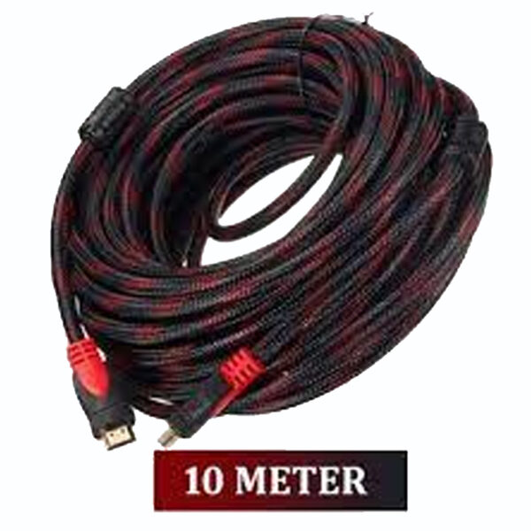 HDMI Cable CCS Mesh Round 10m