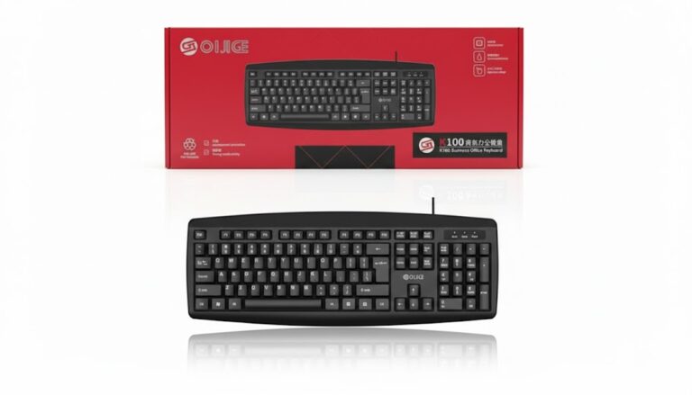 OIJIGE K100 Wired Keyboard 104K