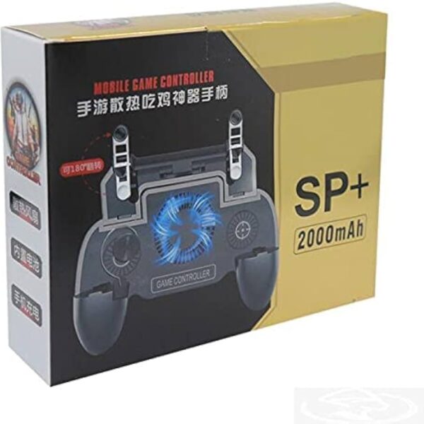 SP+ 2000mAh Power Cooling Fan Gamepad Joystick Hand Grip for Phone PUBG