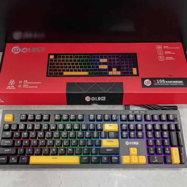 OIJIGE K108 Wired RGB Keyboard