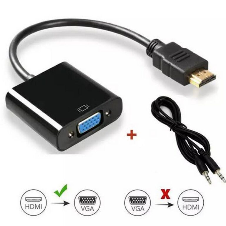 HDMI to VGA Converter With AUX 1080P33