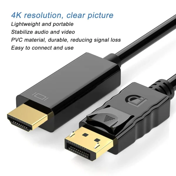 DisplayPort to HDMI Cable 1.8m60H