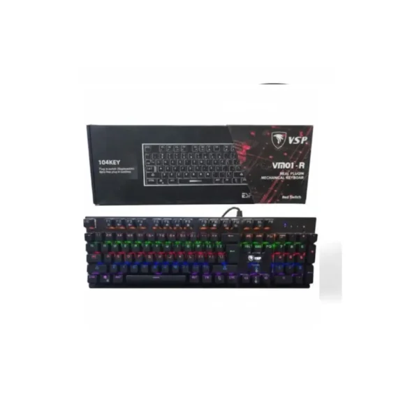 Buy VSP VM01-R Keyboard Pakistan mechanical gaming keyboard