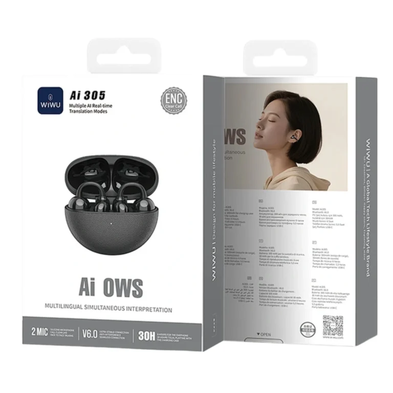 WiWU Ai305 Multilingual Real-time Translation Wireless Earbuds