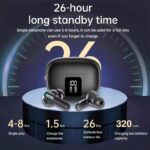 Aspor A639 ANC & ENC Wireless Earbuds 26h Total Battery Life