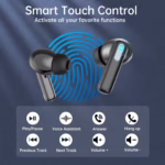 Aspor A639 ANC & ENC Wireless Earbuds 26h Total Battery Life