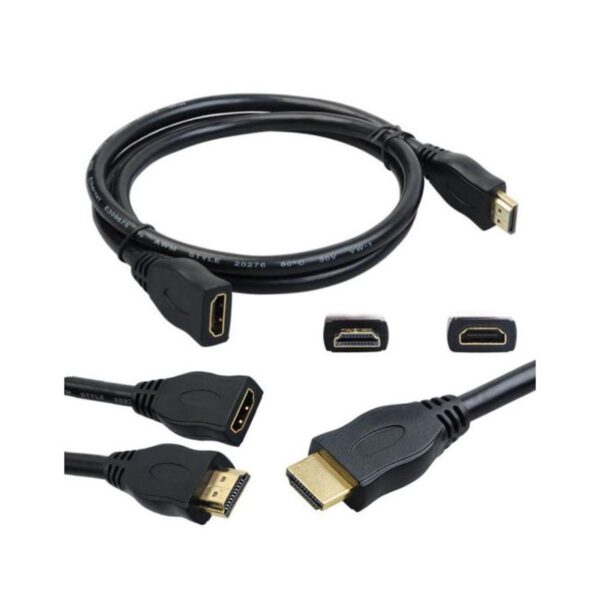 HDMI Male to Female Extension Cable 0.3M