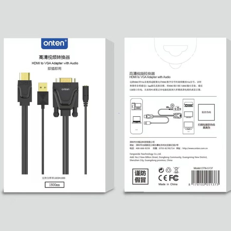 ONTEN HDTV to VGA Cable 18M Audio