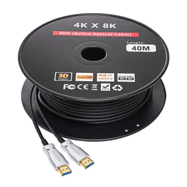 40m Fiber HDMI 2.1 Cable 8K UHD