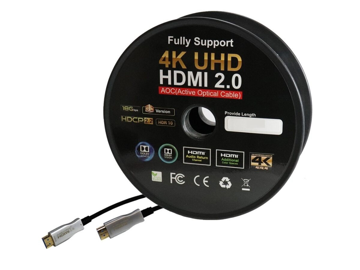 50m Fiber HDMI 2.1 AOC 4K 8K UHD | best & premium