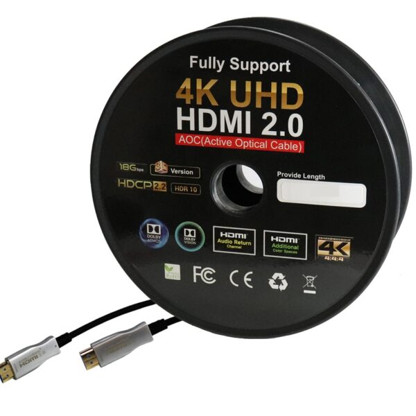 50m Fiber HDMI 2.1 AOC 4K 8K UHD