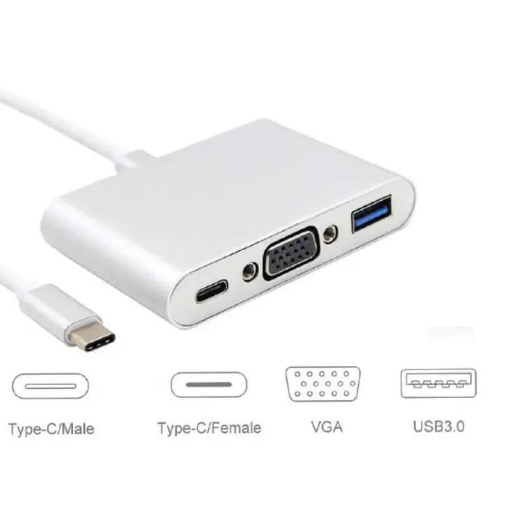 USB3.1 Type C VGA OTG Adapter