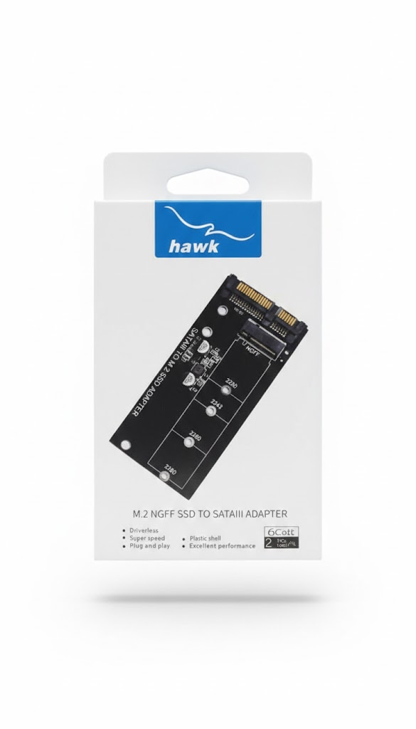 M2 to SATA Adapter 6Gbps NGFF
