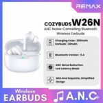 REMAX CozyPods W26N ANC Noise Cancelling Stereo Wireless Earbuds