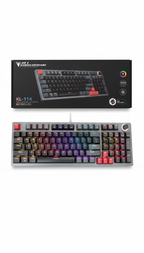 Jedel KL114 RGB Gaming Keyboard
