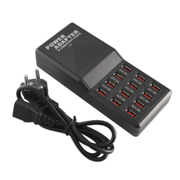 DC to USB 12 Port Charger 60W Hub 2026