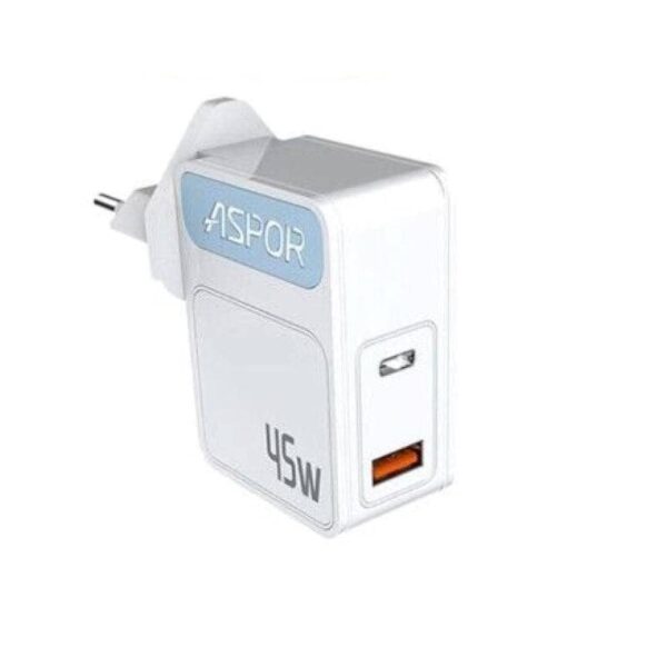 Aspor A839 45W PD QC Charger EU Pin