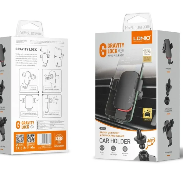 Ldnio MG10 360 Car Phone Holder10