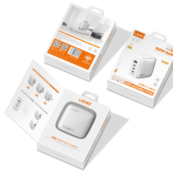 LDNIO Q408 100W GaN Fast Charger Pro