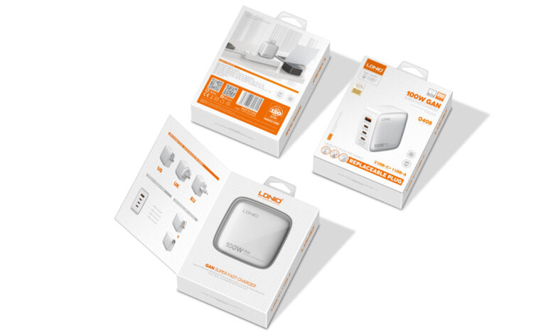 LDNIO Q408 100W GaN Fast Charger Pro