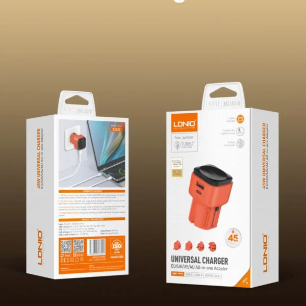 LDNIO Q2420 GaN45W Adapter Charger