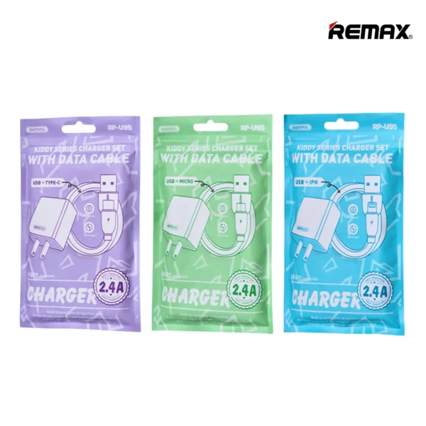 REMAX RP-U95-M 2.4A EU Charger Set