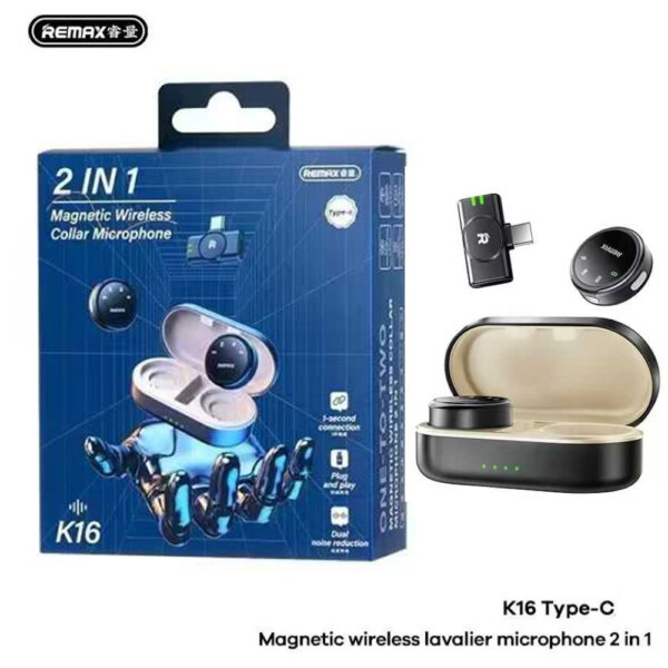 Remax K16 2in1 ANC Wireless Mic
