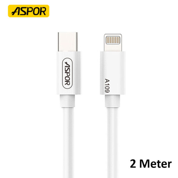 Aspor A109L 27W USB C Lightning Cable