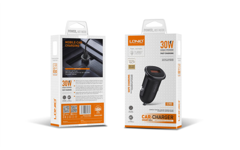LDNIO C105 30W QC3.0 Car Charger