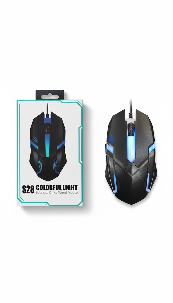 S28 RGB Gaming Wired Mouse 2026