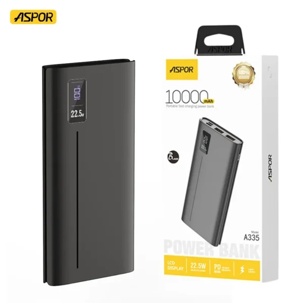Aspor A335 10000mAh 22.5W PD PB
