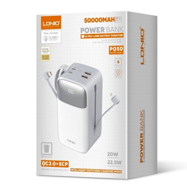 LDNIO PQ50 50000mAh 22.5W Power01