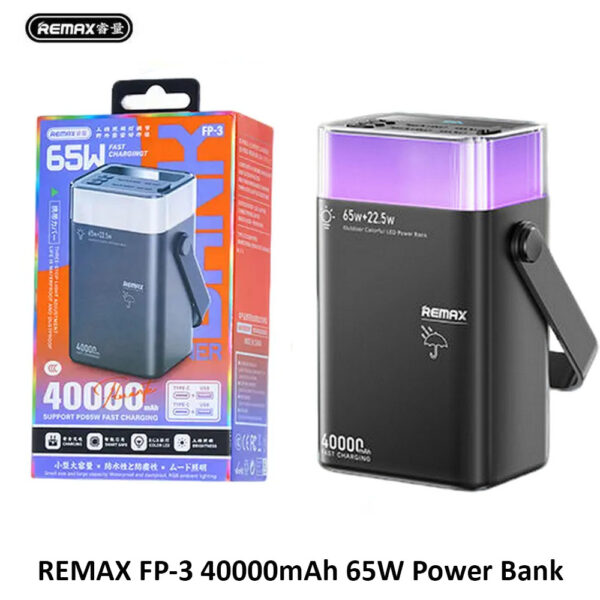REMAX FP3 40000mAh 65W LED PB PRO